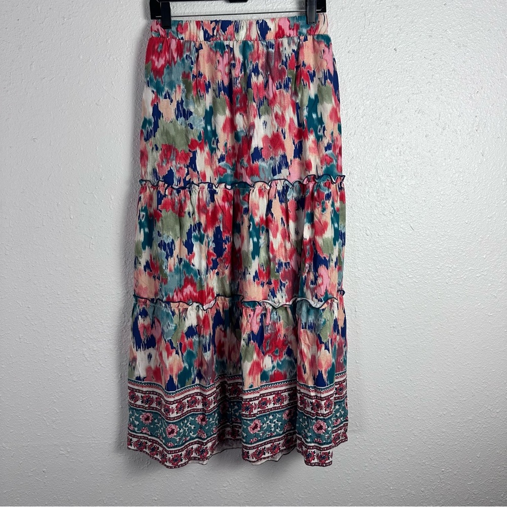 Gilli Colorful Women's Maxi Skirt Size 3X
